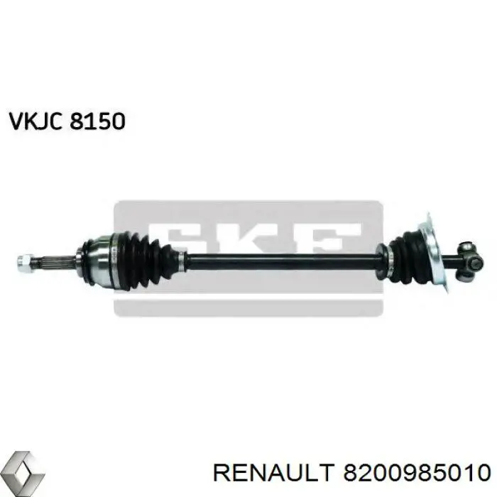 8200985010 Renault (RVI) полуось (привод передняя левая)