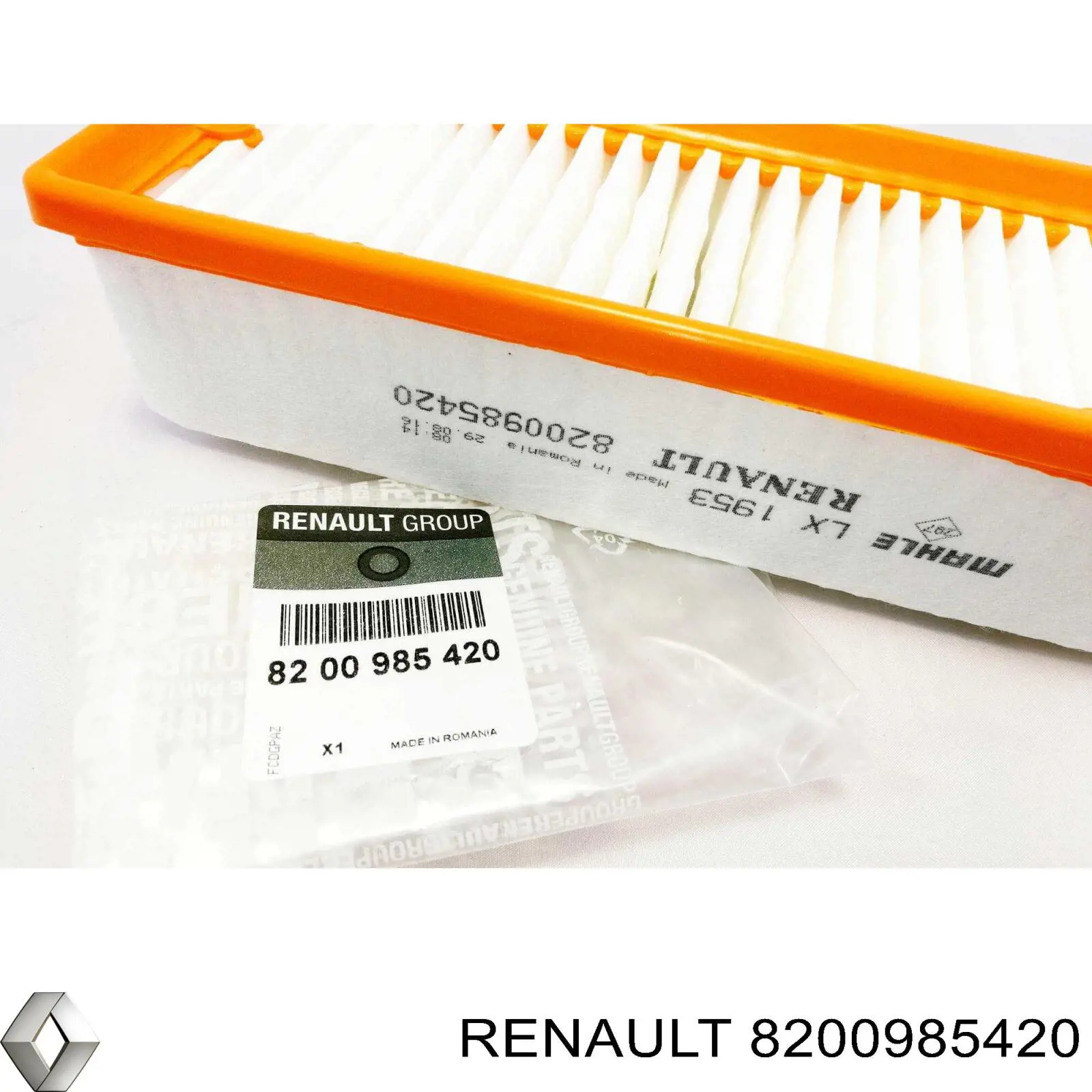 Воздушный фильтр 8200985420 Renault (RVI)