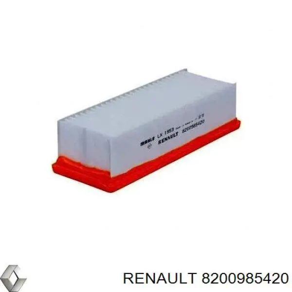 Элемент воздушного фильтра Renault (RVI) 8200985420 цена, от 9.42 USD