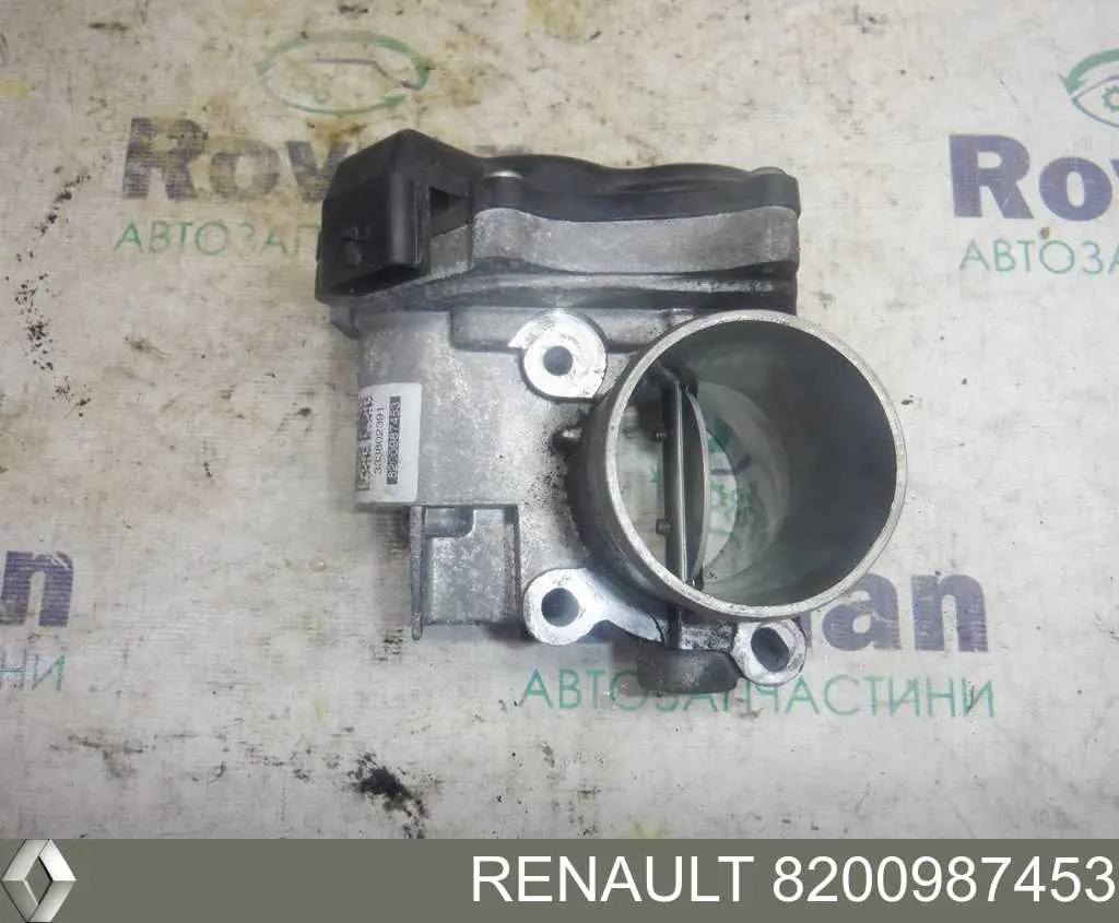8200987453 Renault (RVI) válvula de borboleta montada
