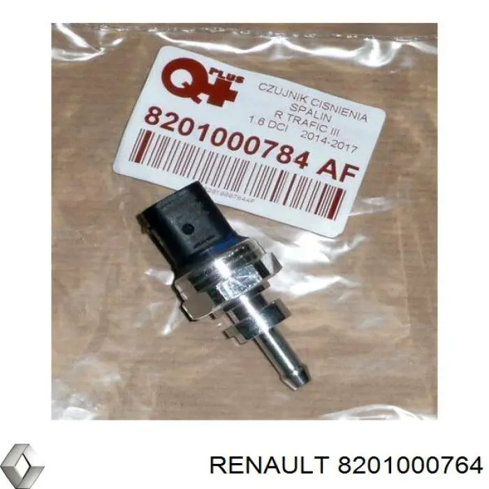 8201000764 Renault (RVI) sensor de pressão dos gases de escape