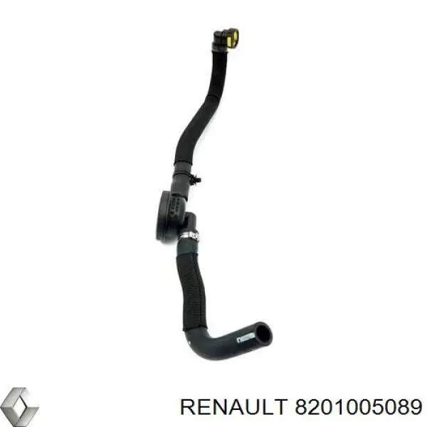 Патрубок вентиляции картера (маслоотделителя) на Renault Scenic III 