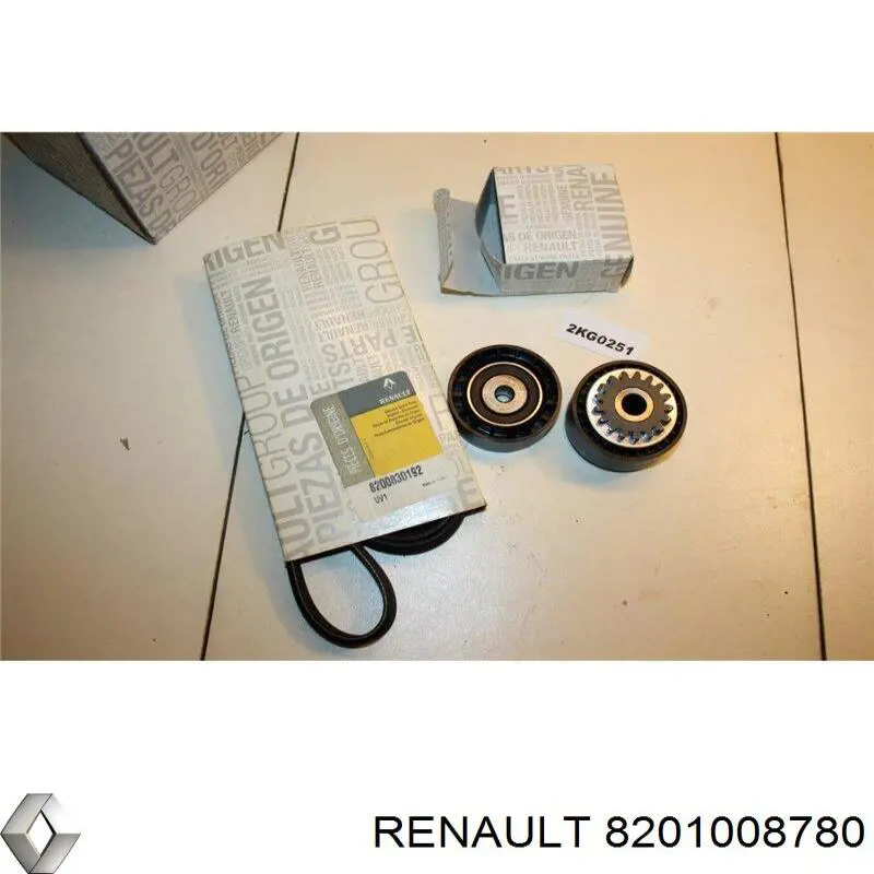 Натяжной ролик Renault (RVI) 8201008780 цена, от 1.13 USD