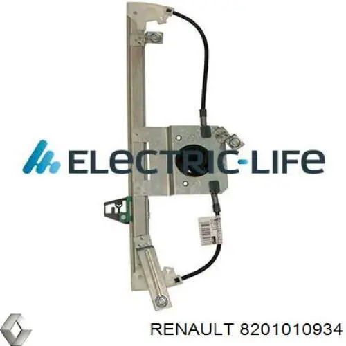 Купить 8201010934 Renault (RVI) Механизм стеклоподъемника двери задней правой