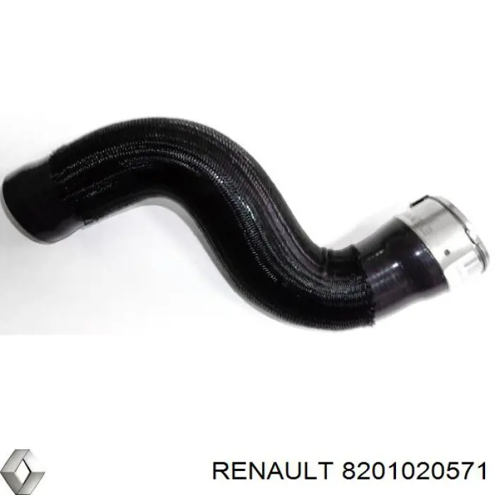 8201020571 Renault (RVI) mangueira (cano derivado direita de intercooler)