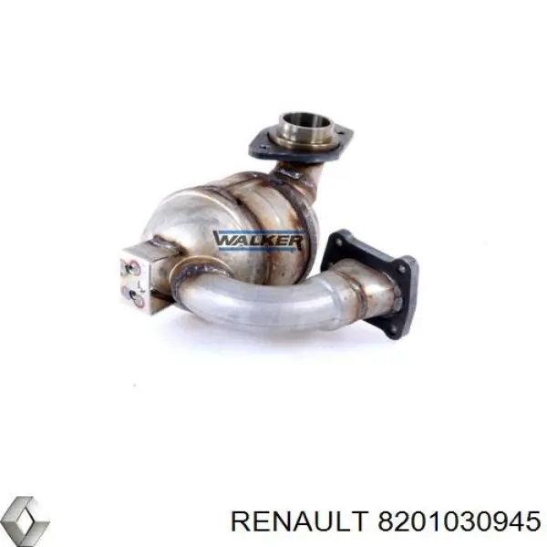 Каталитический нейтрализатор отработавших газов Renault (RVI) 8201030945 цена, от 148.08 USD