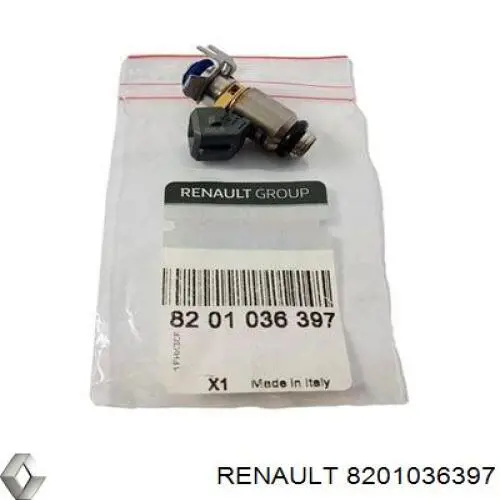 Injetor de injeção de combustível 8201036397 Renault (RVI)