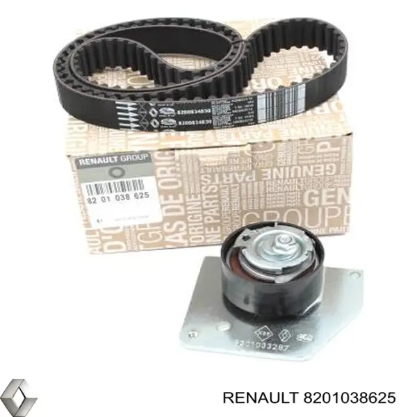 Комплект ГРМ 8201038625 Renault (RVI)
