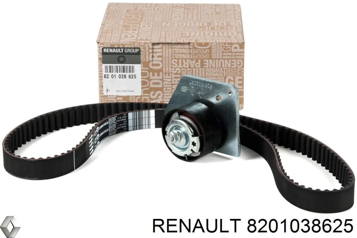 8201038625 Renault (RVI) correia do mecanismo de distribuição de gás, kit