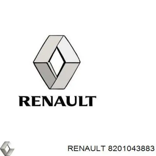 8201043883 Renault (RVI) mangueira (cano derivado direita de intercooler)