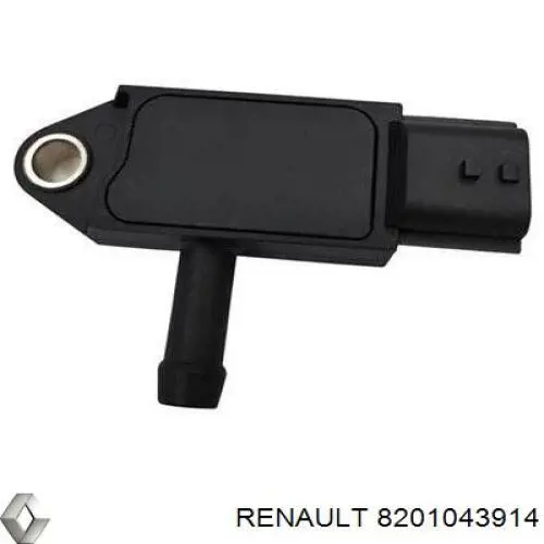 Sensor De Presion De Escape 8201043914 Renault (RVI)