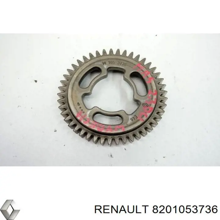 Звездочка-шестерня распредвала двигателя, выпускного Renault (RVI) 8200455386