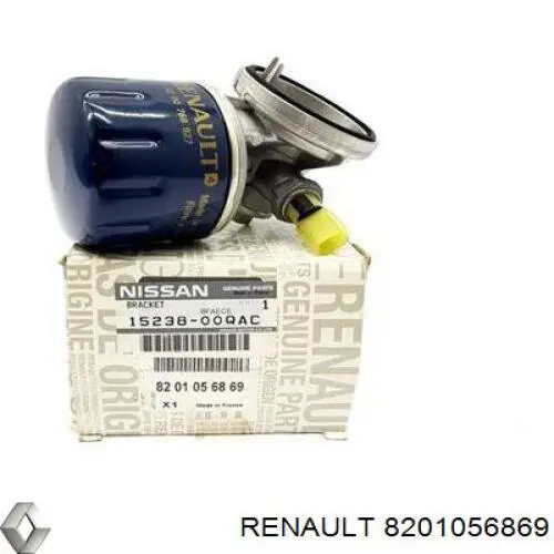Корпус масляного фильтра Renault (RVI) 8201056869 цена, от 43.85 USD