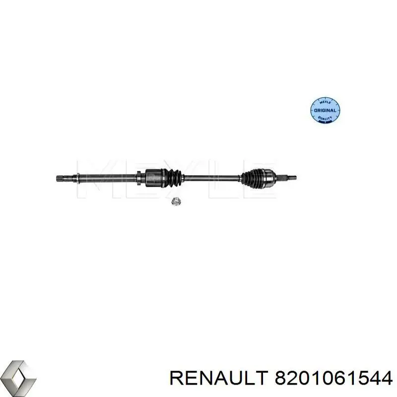 8201061544 Renault (RVI) полуось (привод передняя правая)