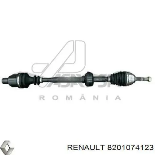 Полуось (привод) передняя левая 8201074123 Renault (RVI)