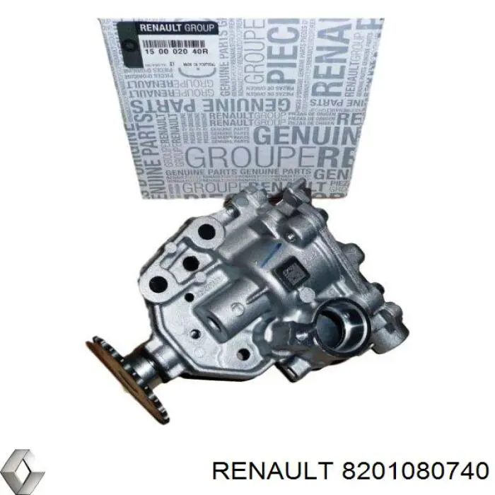 8201080740 Renault (RVI) bomba de óleo