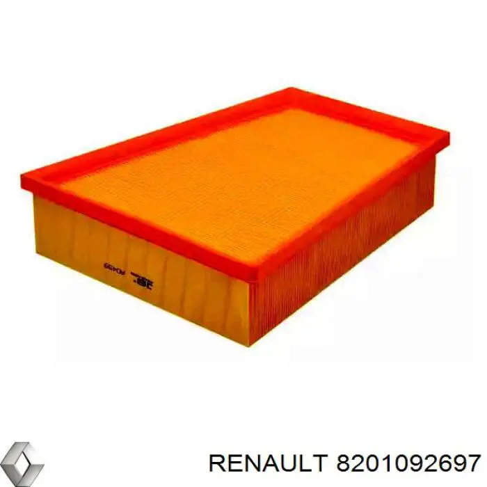 8201092697 Renault (RVI) filtro de ar
