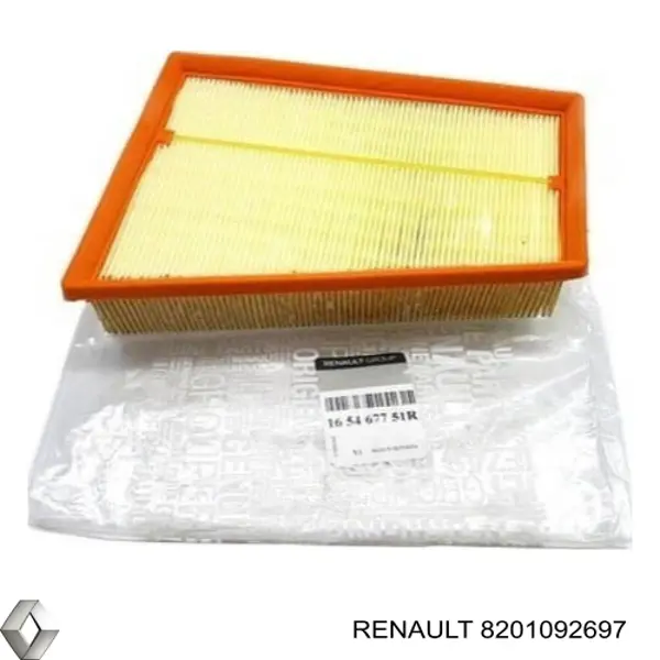 Filtro de aire 8201092697 Renault (RVI)