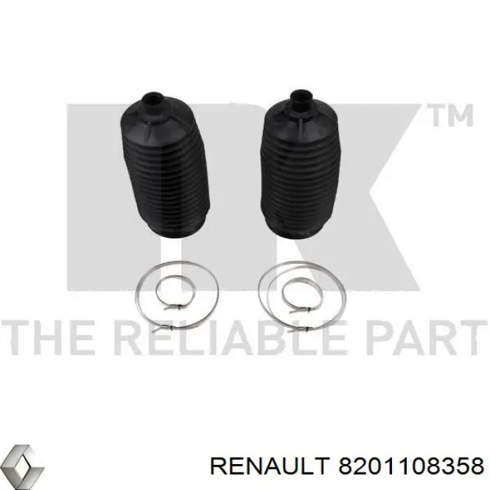 8201108358 Renault (RVI) Пыльник рулевой тяги