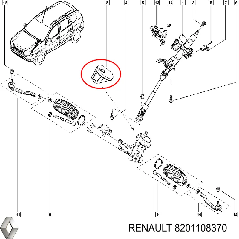 8201108370 Renault (RVI) 