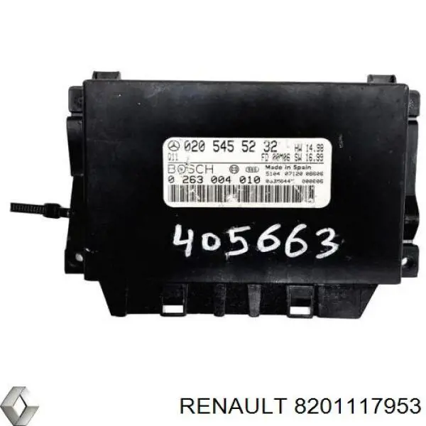 Блок управления двигателем 8201117953 Renault (RVI)