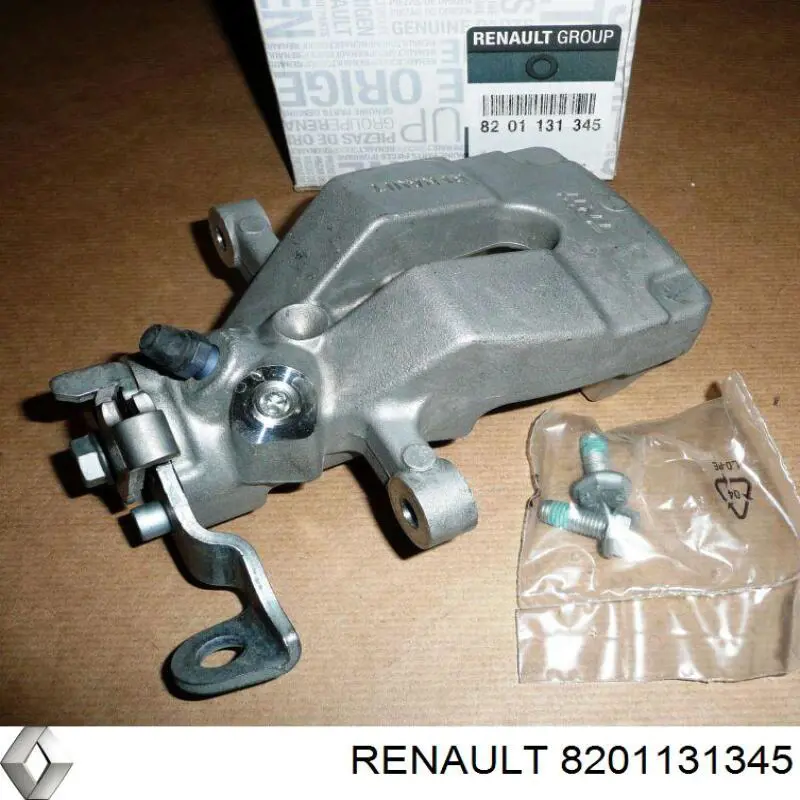 Суппорт тормозной задний левый 8201131345 Renault (RVI)