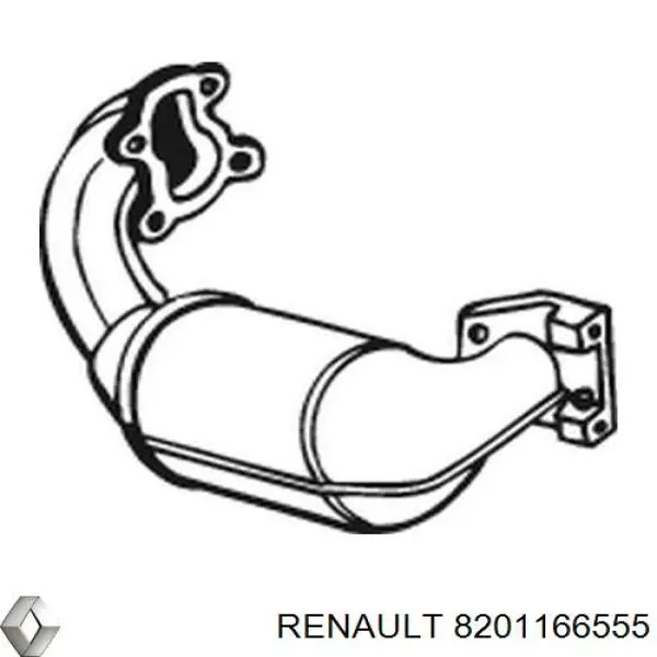Купить 8201166555 Renault (RVI) Преобразователь отработавших газов