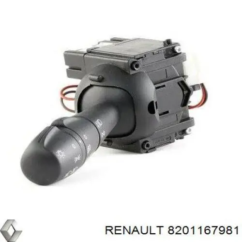 Левый подрулевой переключатель 8201167981 Renault (RVI)