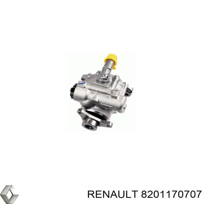 8201170707 Renault (RVI) bomba da direção hidrâulica assistida