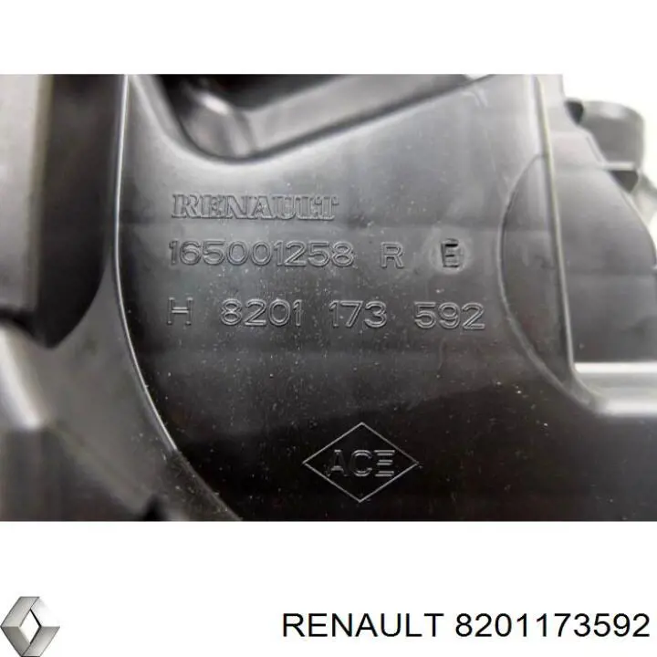 Купить 8201173592 Renault (RVI) Корпус воздушного фильтра