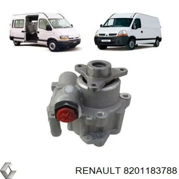 Купить 8201183788 Renault (RVI) Насос рулевого управления