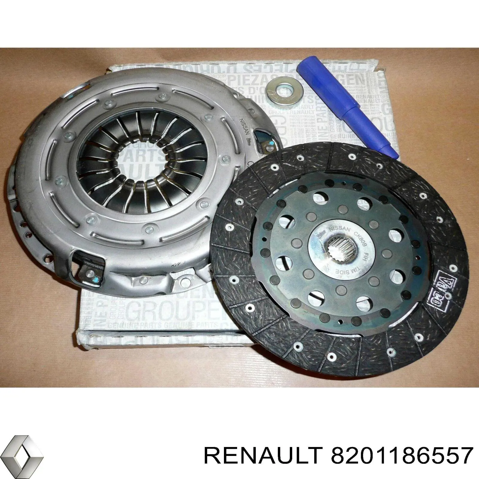 Комплект сцепления (3 части) Renault (RVI) 8201186557 цена, от 174.07 USD
