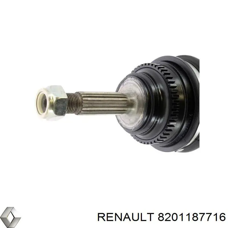 8201187716 Renault (RVI) Полуось передняя, правая