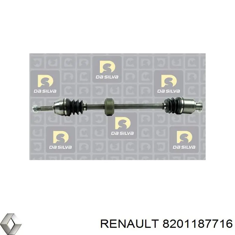 Привод передний правый Renault (RVI) 8201187716 цена, от 63.35 USD