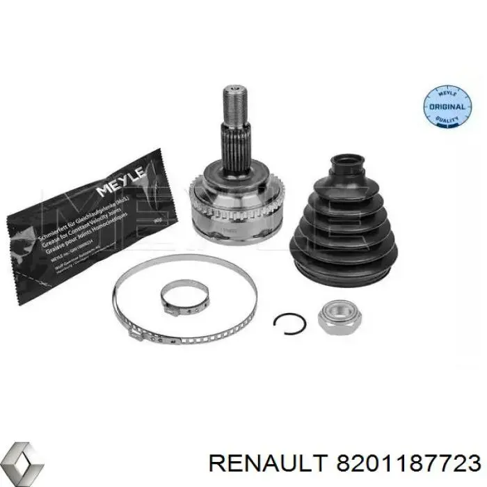 8201187723 Renault (RVI) полуось (привод передняя левая)