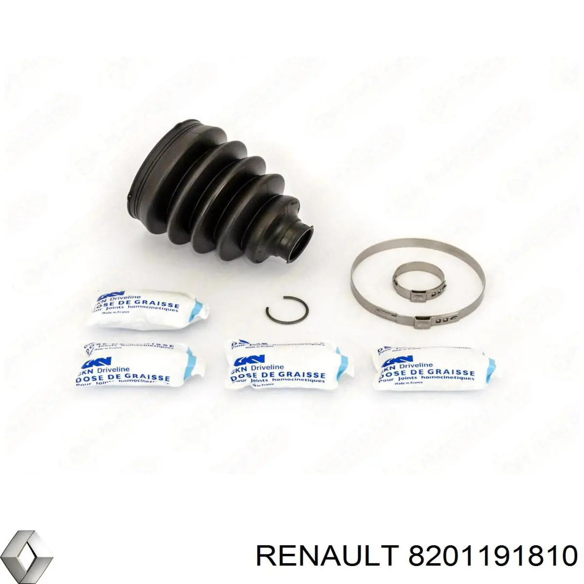 8201191810 Renault (RVI) bota de proteção externa de junta homocinética do semieixo dianteiro