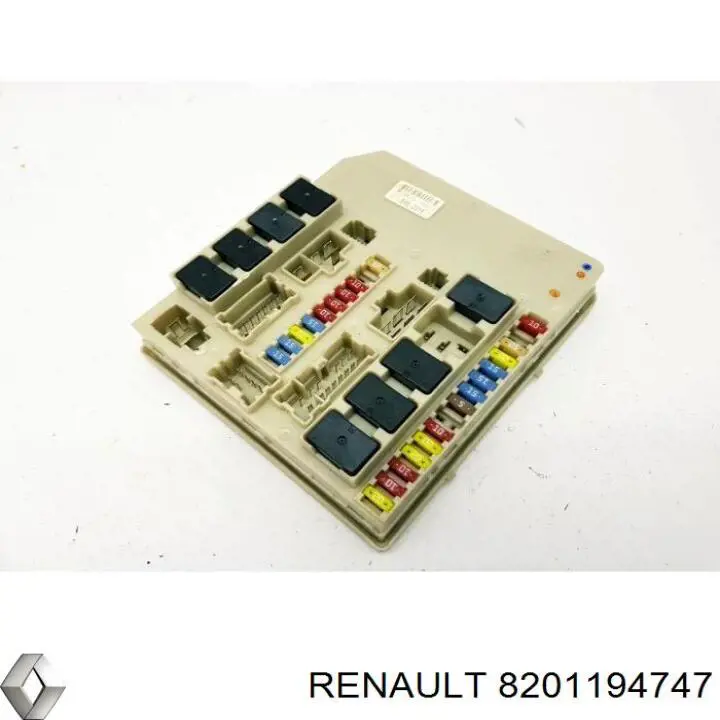 8201194747 RENAULT Caja de fusibles original y equivalente