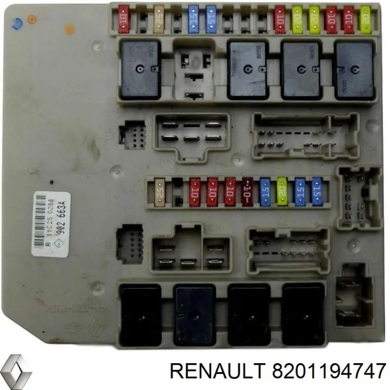 8201194747 Renault (RVI) unidade de dispositivos de segurança