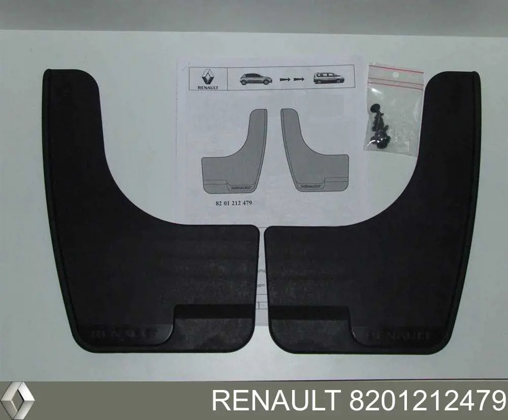 8201212479 Renault (RVI) брызговики задние, комплект