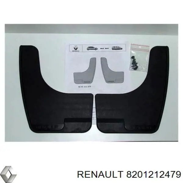 8201212479 RENAULT Faldillas guardabarros traseros original y equivalente