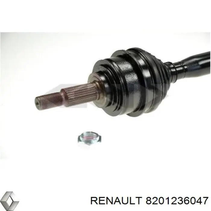 8201236047 Renault (RVI) Полуось передняя левая
