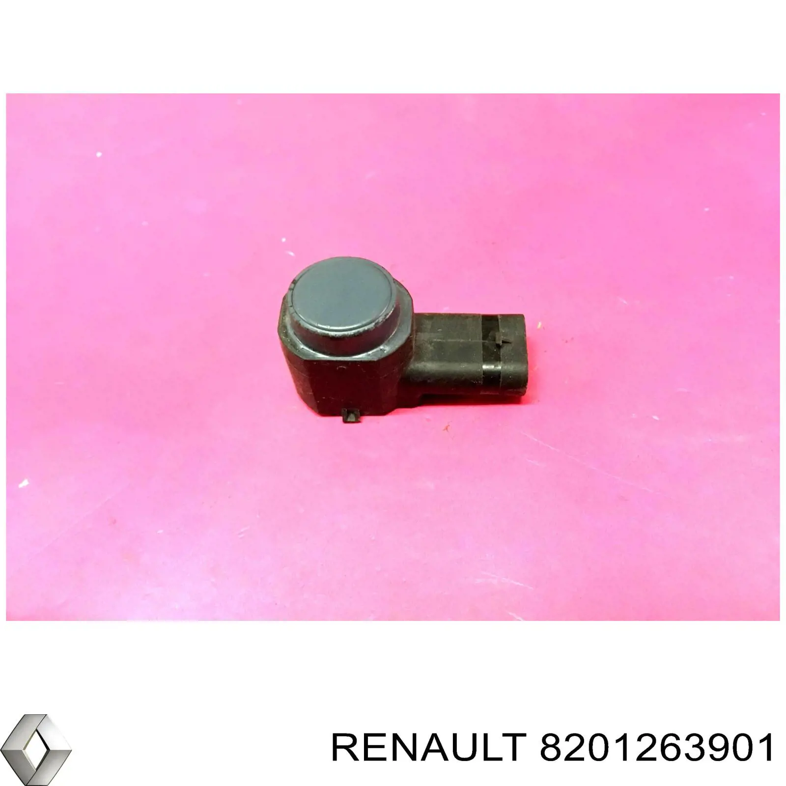 8201263901 Renault (RVI) sensor traseiro de sinalização de estacionamento (sensor de estacionamento)