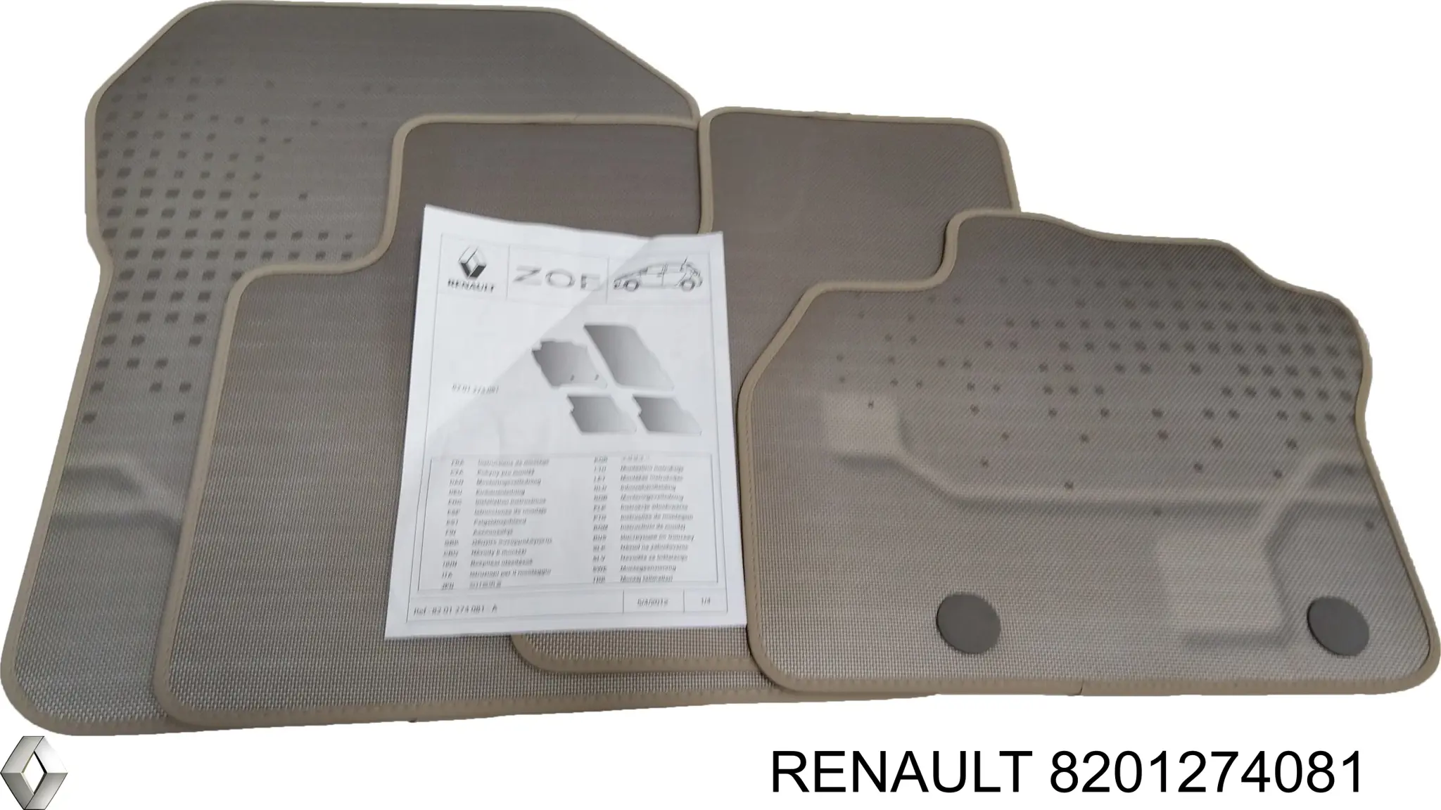 8201274081 Renault (RVI) Автоковрики