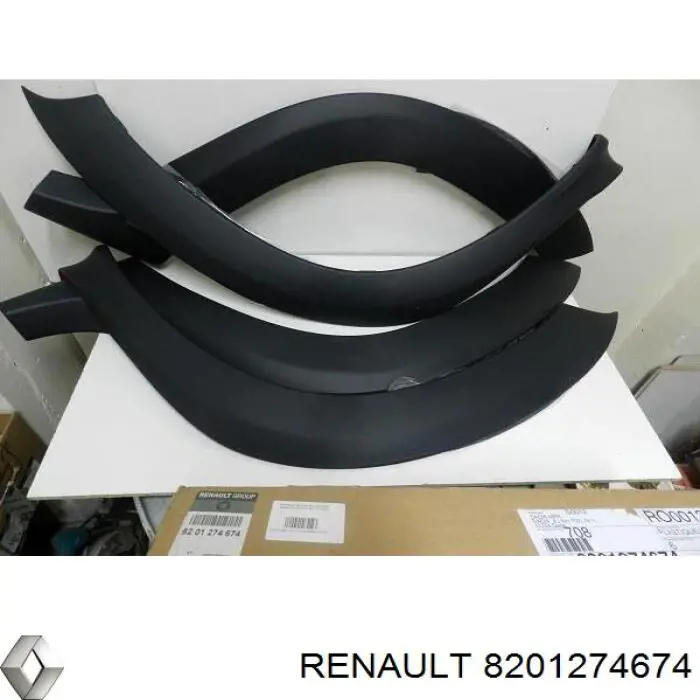 Купить 8201274674 Renault (RVI) Накладки на арки авто с пистонами