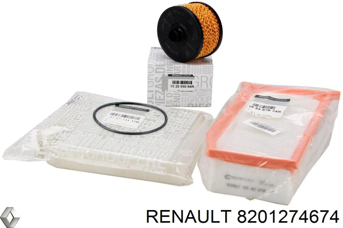 Молдинг крыла, комплект 4 шт Renault (RVI) 8201274674