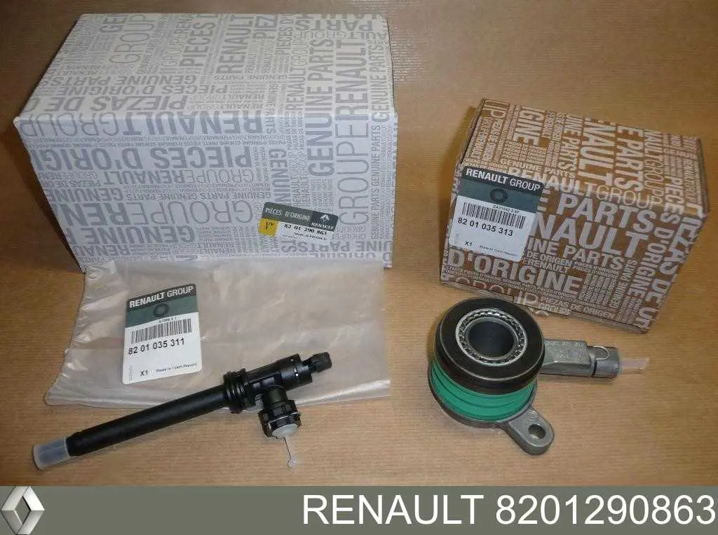 8201290863 Renault (RVI) рабочий цилиндр сцепления в сборе с выжимным подшипником