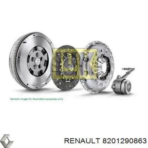 Цилиндр сцепления с выжимным подшипником Renault (RVI) 8201290863