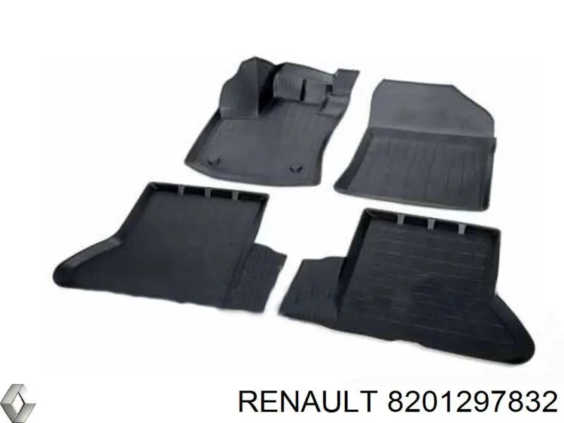 Задний коврик в багажник Renault (RVI) 8201297832 цена, от 58.25 USD