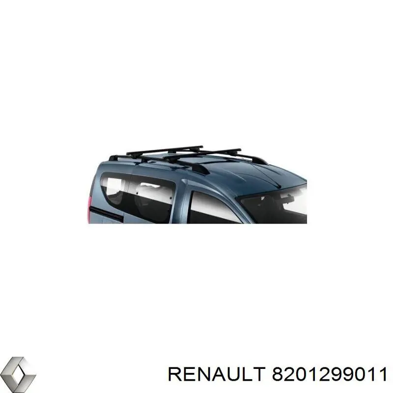 Купить 8201299011 Renault (RVI) Поперечины багажника крыши, комплект