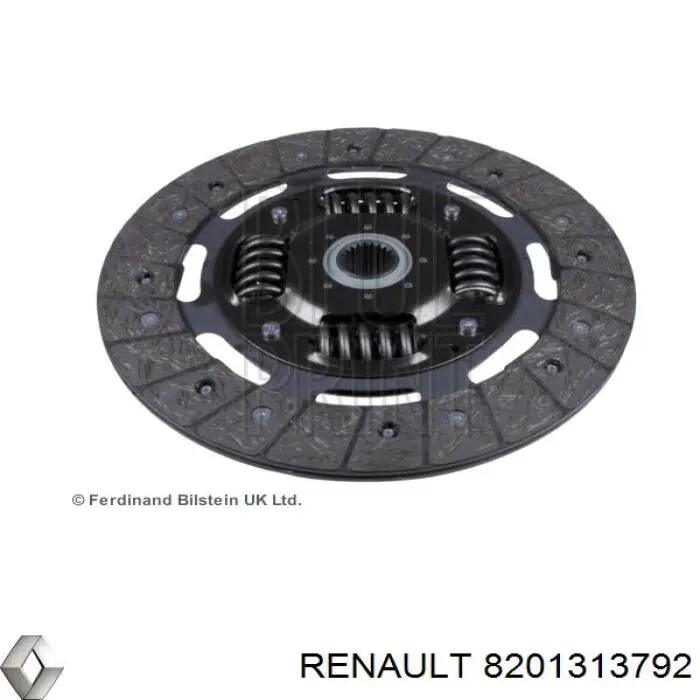 8201313792 Renault (RVI) Диск сцепления ведомый